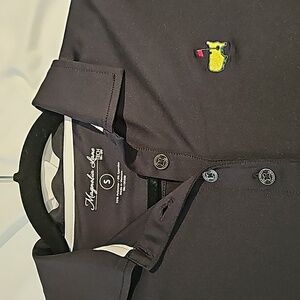MASTERS GOLF magnolia Lane Tech SPF Women's Black polo